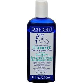 img 1 attached to 🌿 Eco Dent Sparkling Clean Mint Mouthwash 8oz - Pack of 6