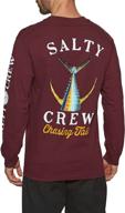 🌊 salty crew tailed sleeve t shirt: stylish men's clothing for the adventurous logo