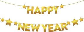 img 4 attached to Happy New Year Banner Gold