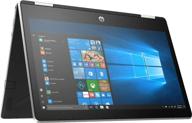 💻 hp pavilion x360 2-in-1 11.6-inch hd touch-screen wled-backlit laptop, intel pentium n5000 up to 2.7ghz, 4gb ddr4, 128gb ssd, bluetooth, wireless-ac, hdmi, webcam, usb 3.1-c, media card reader, windows 10 logo