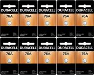 🔋 duracell lr44 duralock 1.5v button cell battery: 10-pack for long-lasting power logo