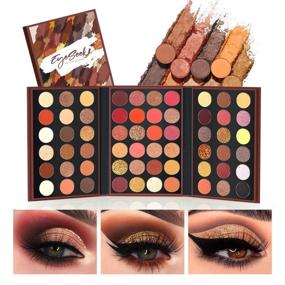 img 4 attached to EYESEEK Eyeshadow Palette Pigmented Metallic