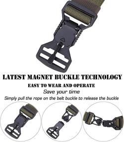 img 1 attached to ANDY GRADE Tactical Adjustable Magnetic Men's Accessories and Belts