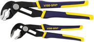 набор плоскогубцев irwin vise-grip groovelock: v-образные зажимные челюсти, 2 штуки - идеальный инструмент для надежного захвата логотип