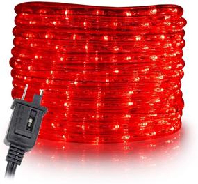 img 4 attached to 🎄 WYZworks 10ft Red LED Extendable Rope Lights: ETL Certified Christmas Holiday Decoration Indoor/Outdoor Lighting - Buy Now!