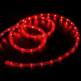 img 3 attached to 🎄 WYZworks 10ft Red LED Extendable Rope Lights: ETL Certified Christmas Holiday Decoration Indoor/Outdoor Lighting - Buy Now!