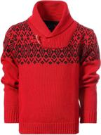 stylish and cozy boys' gioberti pullover knitted sweater - perfect closure for trendy sweater fashion logo