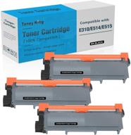 🖨️ dell e310 e514 e515 toner cartridge replacement - high yield (2600 pages) 3-pack black - pvthg, 593-bbkd, p7rmx - by toney king logo