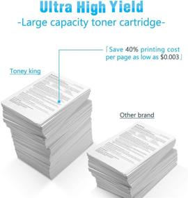 img 2 attached to 🖨️ Dell E310 E514 E515 Toner Cartridge Replacement - High Yield (2600 Pages) 3-Pack Black - PVTHG, 593-BBKD, P7RMX - by Toney King