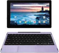 🎉 rca premier delta pro 2 11.6" android 10 tablet with keyboard - lavender color: top-rated performance and versatility! logo