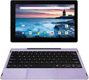 img 4 attached to 🎉 RCA Premier Delta Pro 2 11.6" Android 10 Tablet with Keyboard - Lavender Color: Top-rated Performance and Versatility!