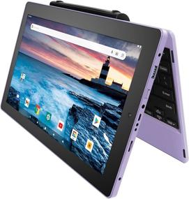 img 2 attached to 🎉 RCA Premier Delta Pro 2 11.6" Android 10 Tablet with Keyboard - Lavender Color: Top-rated Performance and Versatility!