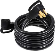 🔌 50ft 50 amp rv extension cord - premium power supply cable for trailer, motorhome, camper with handles by mophorn logo