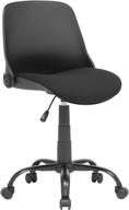 🪑 calico designs back, modern, swivel, ergonomic folding office task chair in black/black logo