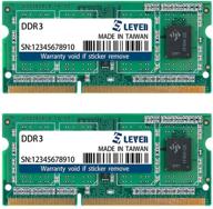 память для компьютера и ноутбука leven ddr3 4 гб (2 гб × 2) 1333 мгц pc10600 non-ecc sodimm - модуль памяти для обновления оперативной памяти (jr3sl1333172308-2mx2) логотип