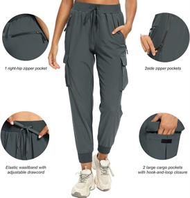 img 3 attached to MAROAUT Joggers Lightweight Athletic Resistant Outdoor Recreation for Climbing