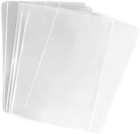 img 4 attached to 🍪 FgfAk 200 Pcs Clear Flat Cello Treat Bags - Perfect for Pastries, Bakery, Cookies, Candy, and Desserts - 5x7 Inches