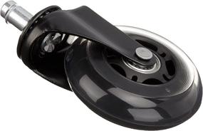 img 1 attached to 🔁 AmazonCommercial 3 Inch Transparent Swivel Caster – Efficient Mobility for Enhanced Flexibility