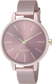 img 3 attached to ⌚ Mesh Bracelet Watch for Women by Nine West