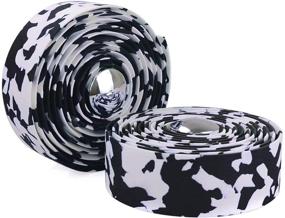 img 4 attached to 🏽 KINGOU Camo EVA Road Bike Handlebar Tape Bar Wraps - Set of 2 for Enhanced SEO