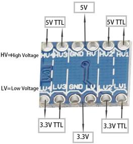 img 1 attached to VKLSVAN Channels Converter 3 3V 5V Bi Directional