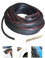 🚗 king fender flares: t-style rubber gasket welting for car and truck wheel wells - 30' feet length | double edge design with alignment tool | automotive adhesive tape for flare bonding logo