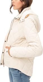 img 2 attached to 🧥 FASHION BOOMY Quilted Padding Vest for Women - Lightweight Zip Up Jacket - Available in Regular and Plus Sizes