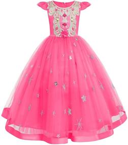 img 4 attached to Bridesmaid Wedding Pageant Princess Communion Girls' Dresses - Clothing for Better SEO