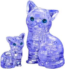 img 4 attached to 🐱 Charming Original 3D Crystal Puzzle Kitten: A Purr-fect Brain-Teaser!