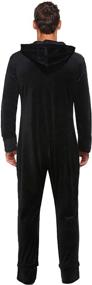 img 2 attached to 🔥 Ekouaer Fleece Jumpsuit with Hood - Ultimate Pajamas for Cozy Comfort
