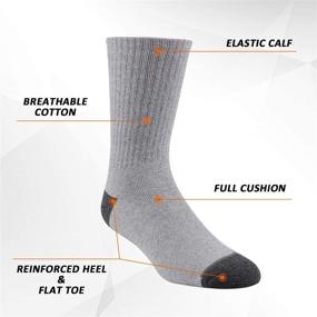 img 3 attached to 🧦 Теплые спортивные носки до середины икры Heatuff Premium Athletic Comfort