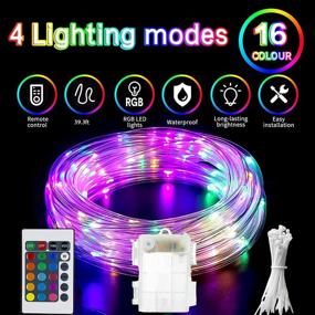 img 2 attached to 🎉 Enhance Your Trampoline Experience with UniForU LED Trampoline Lights – Pulsating Multicolor Rim LED Light for Bounce Party, Waterproof, Remote Controlled – Perfect Gift for Outdoor Night Play