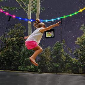 img 1 attached to 🎉 Enhance Your Trampoline Experience with UniForU LED Trampoline Lights – Pulsating Multicolor Rim LED Light for Bounce Party, Waterproof, Remote Controlled – Perfect Gift for Outdoor Night Play