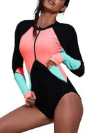 aleumdr women's rashguard for enhanced swimming protection - swimwear for women logo