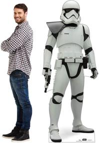 img 2 attached to 🤖 Realistic Stormtrooper Sergeant Cardboard Cutout Standup - Star Wars: Episode IX - The Rise of Skywalker (2019 Film)"