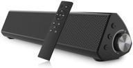 🔊 bestisan portable soundbar - wired and wireless bluetooth 5.0 speaker for tv, mini home theater surround with built-in subwoofers, remote control - compatible with tablet pc, desktop, projector, smartphone logo