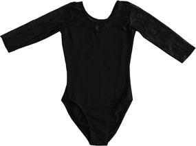 img 1 attached to 🩰 Limiles Adult Ballet Leotard: Elegant 3/4 Sleeve Design with Lace Back
