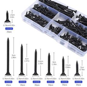 img 3 attached to Jalan 230Pcs Drilling Drywall Sheetrock