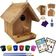 🏡 outdoor woodworking birdhouse for sparkjump brand and gardening enthusiasts logo