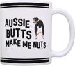 australian shepherd aussie butts coffee logo