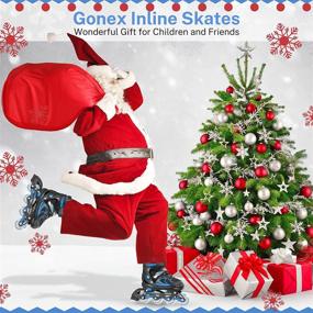img 4 attached to Gonex Adjustable Inline Skates Adults