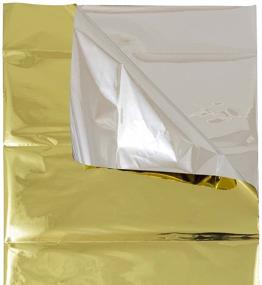 img 1 attached to 🌟 JAM PAPER Gold Mylar Tissue Paper - Pack of 3 Sheets