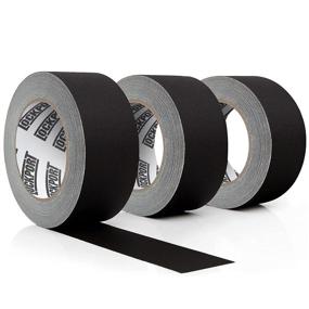 img 4 attached to 📸 Lockport Black Gaffers Tape 3 Pack – Waterproof, No Residue, Non-Reflective – Ideal Tape for Photography, Filming, Production