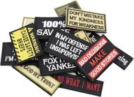 eybros tactical morale patch set of 20 - military patches funny for backpacks, hats, army gear, and more logo