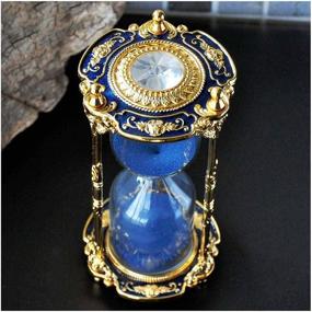 img 4 attached to Antique Floral Decorative Hourglass Timer