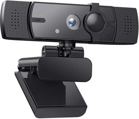 img 4 attached to 🎥 Enhance Your Video Experience with the Webcam 2K HD Streaming Camera: Built-in Microphone, Privacy Shutter, Tripod - Perfect for PC Video Conferencing, Calling, Gaming, Laptop, Desktop Mac