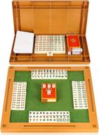 mahjong majiang traditional portable light weight logo