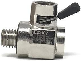 img 3 attached to 🔧 EZ (EZ-107) Серебряный клапан для слива масла двигателя с резьбой 12мм-1.75