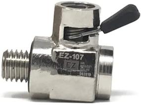 img 2 attached to 🔧 EZ (EZ-107) Серебряный клапан для слива масла двигателя с резьбой 12мм-1.75