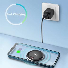 img 2 attached to 🔌 hopopower 2021 Upgraded Wireless Charger: Fast Charging Pad for iPhone 12/11/XR & Galaxy S21/S10/Note 10 [15W]"